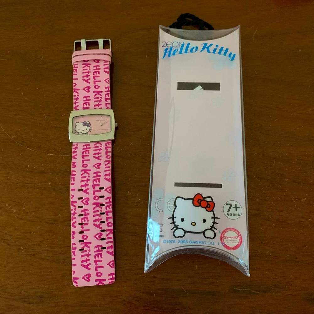 Hello Kitty Watch With Leather Strap - image 1